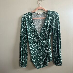 Boden faux wrap‎ blouse 6